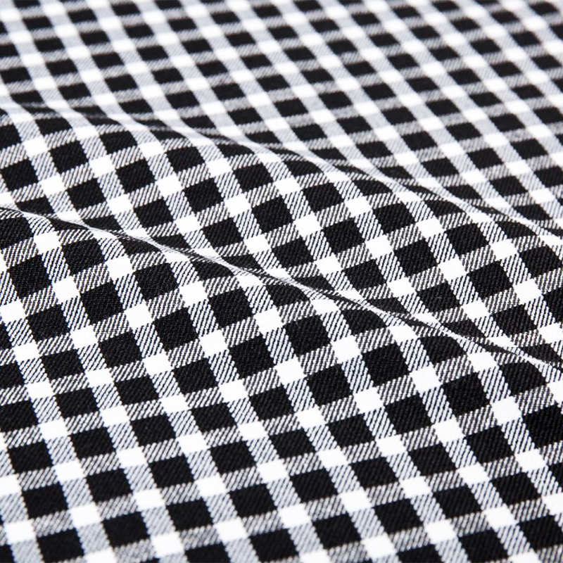 Priadza Dyed Checks Bengaline Fabric